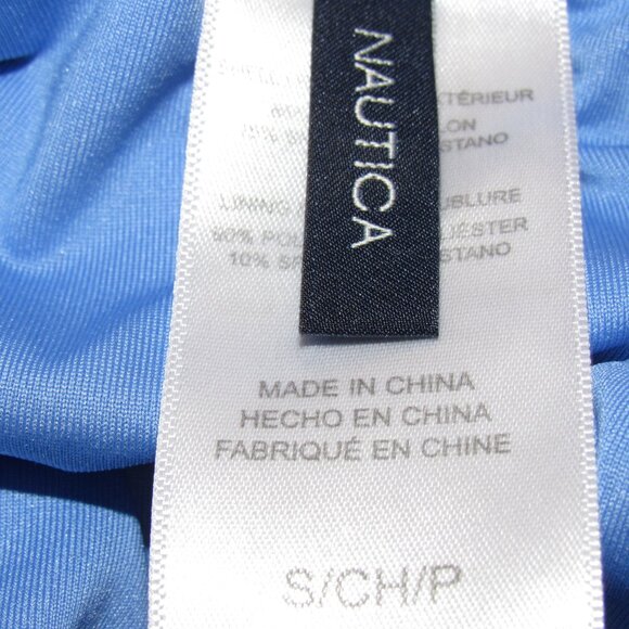 Nautica Slimming Ruched Side One Piece Floral Print Swimsuit Women's S Small - Picture 7 of 7